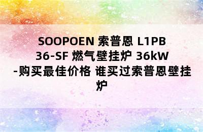 SOOPOEN 索普恩 L1PB36-SF 燃气壁挂炉 36kW-购买最佳价格 谁买过索普恩壁挂炉